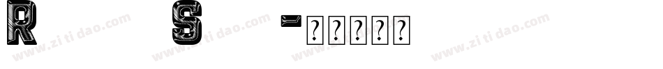 Rotondo Silver字体转换
